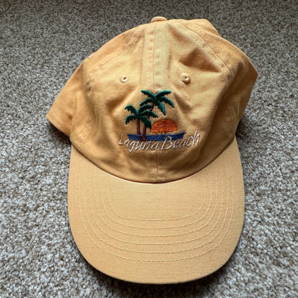 Yellow Laguna Beach, CA Dad Hat
